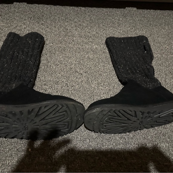 UGG Black Knit Boots - Picture 8 of 10